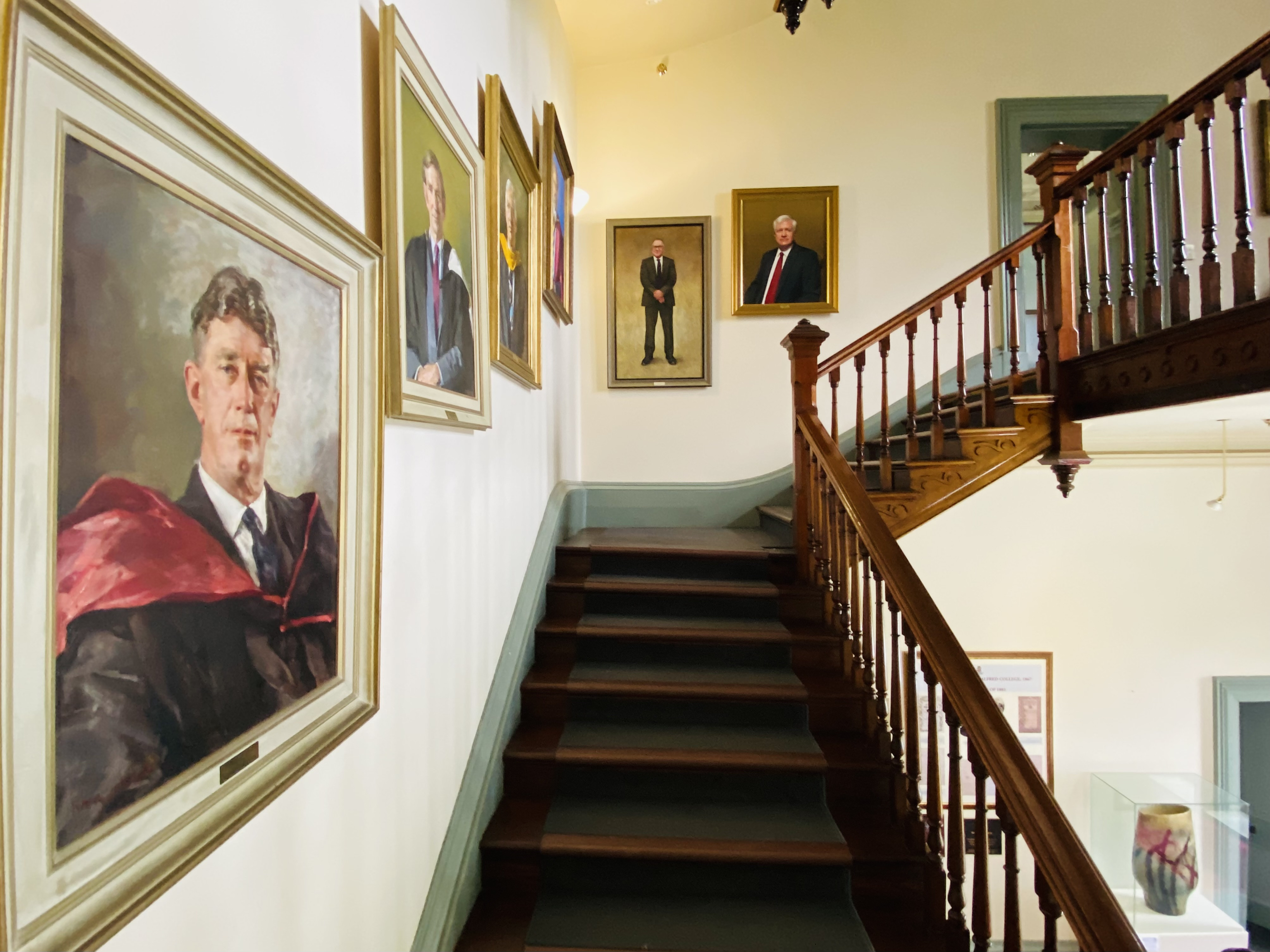 Photographing the Headmasters' Portraits - Prince Alfred College