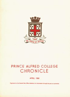 PAC Chronicle 1960 (1) Front Cover