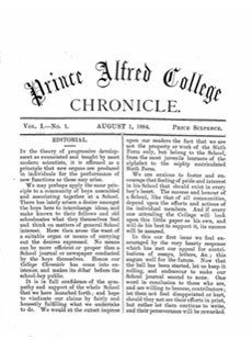 PAC Chronicle 1884 (1) Front Cover