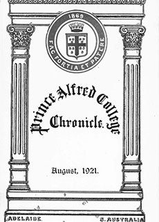 PAC Chronicle 1921 (3) Front Cover