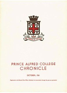 PAC Chronicle 1961 (2) Front Cover