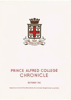 PAC Chronicle 1962 (4) Front Cover