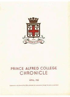 PAC Chronicle 1963 (2) Front Cover