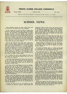 PAC Chronicle 1964 (1) Front Cover