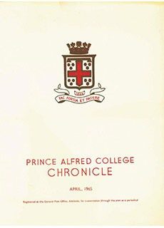 PAC Chronicle 1965 (2) Front Cover