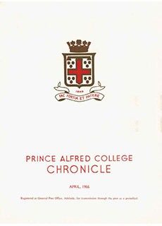 PAC Chronicle 1966 (2) Front Cover
