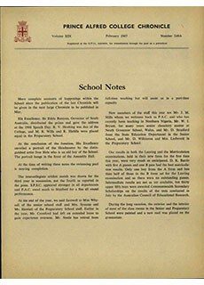PAC Chronicle 1967 (1) Front Cover