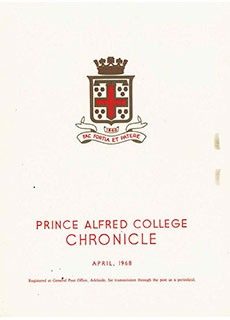 PAC Chronicle 1968 (2) Front Cover