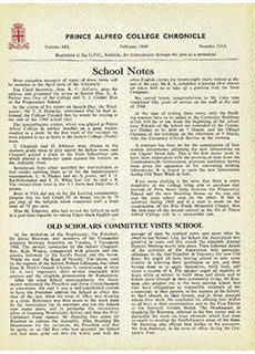 PAC Chronicle 1969 (1) Front Cover
