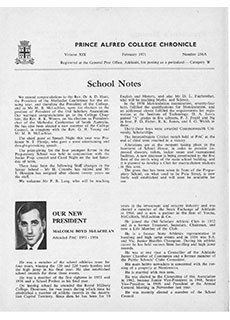 PAC Chronicle 1971 (1) Front Cover