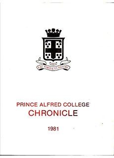 PAC Chronicle 1981 Front Cover