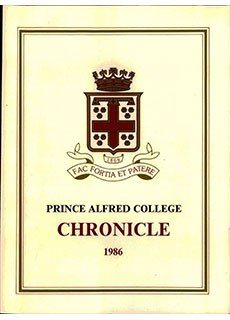 PAC Chronicle 1986 Front Cover